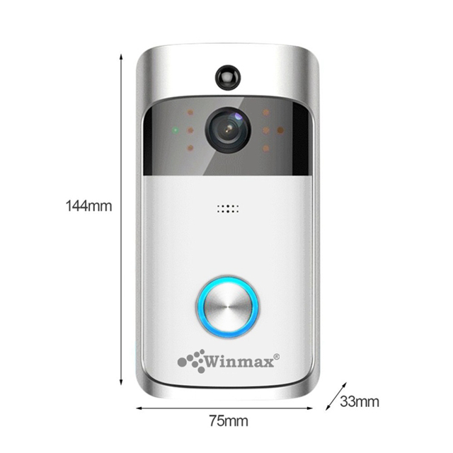 วีดีโอดอร์เบลล์ WiFi Video Door Bell ควบคุมผ่านสมาร์ทโฟน Winmax M3W