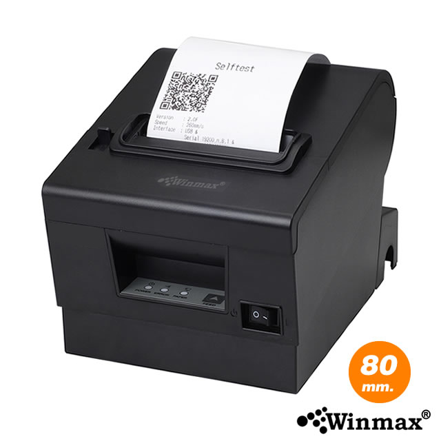เครื่องพิมพ์ใบเสร็จ 80 มม. ตัดกระดาษอัตโนมัติ Winmax-XP-D600