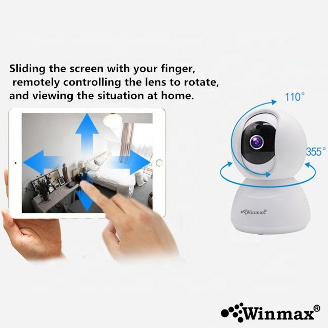กล้อง IP Camera Wifi รักษาความปลอดภัยควบคุมผ่านแอพ Tuya Smart Winmax-PST-F4 กล้อง 2MP